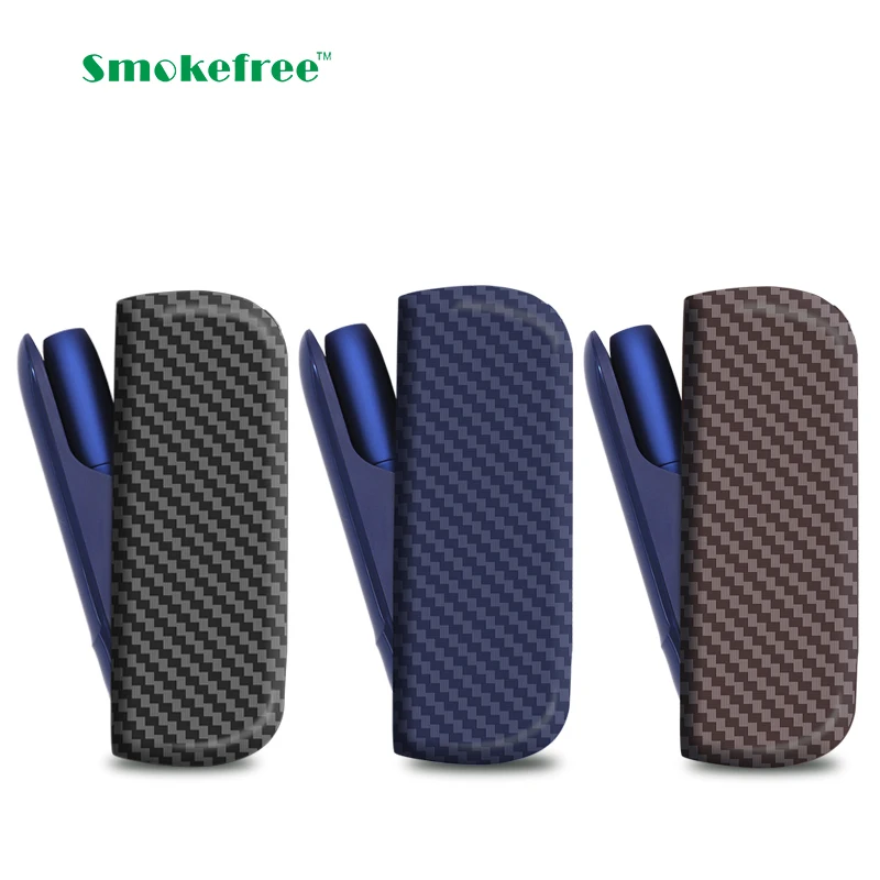 
China Supplier TPU Carbon Fiber Pattern cover Soft case for use with IQOS 3.0 