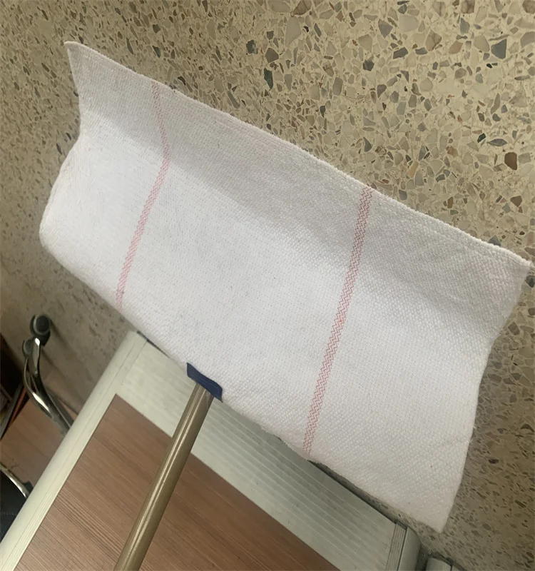 White recycled cotton floor wiping rags absorbent cotton floor mops cleaning cloth