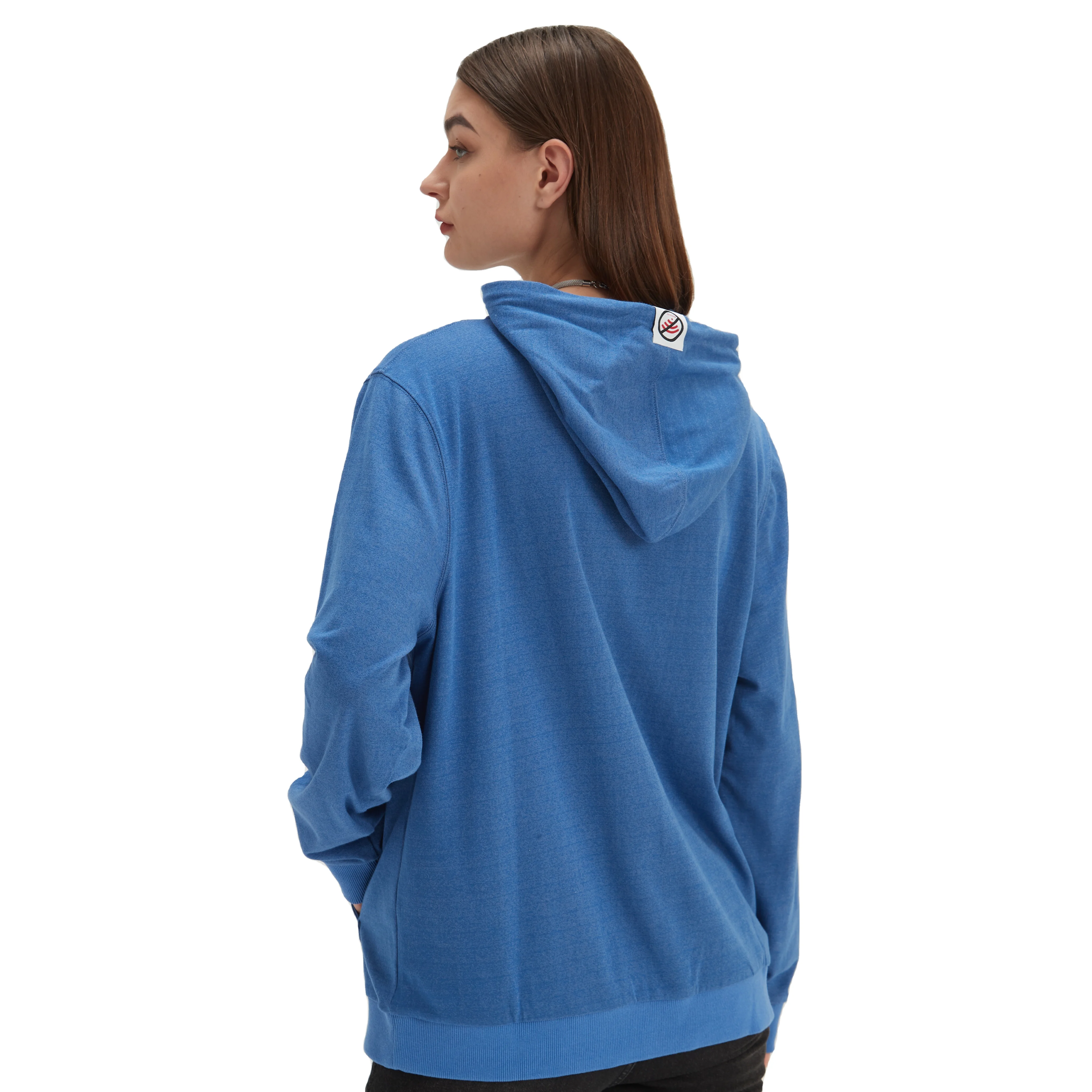Anti EMR Shielding Sweatshirt Double Layers EMF Fabric, with Silver Shield Zipper, Provide Super Protection Hoodie