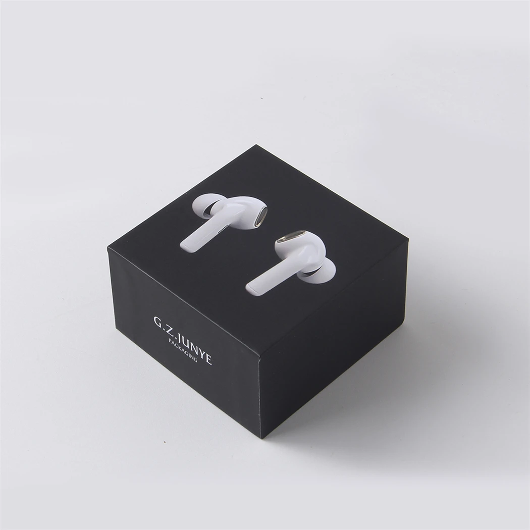 fast ship ready order wholesale junyepackaging print design wireless bluetooth case paper earphones headphones packaging boxes