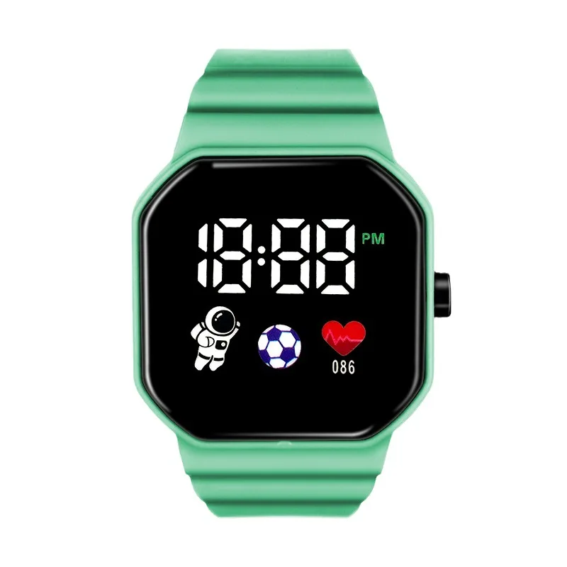 2024 Custom Logo Manufacturers new sports kids silicone watch LED Watch analog kids led digital watch