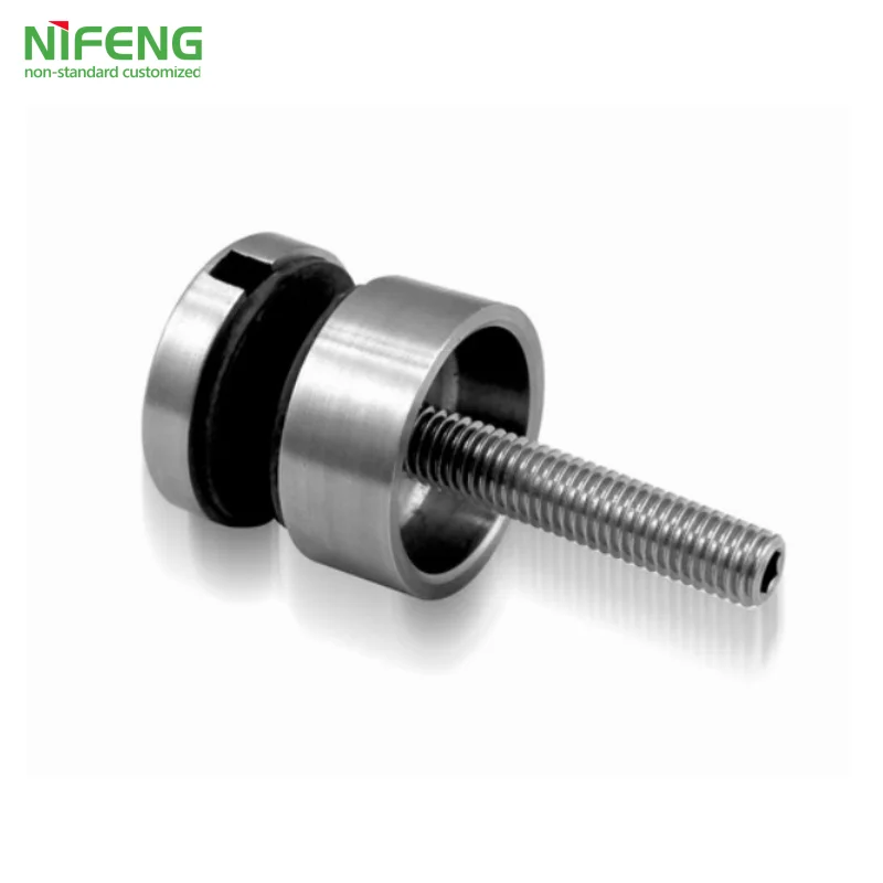 304 316 Stainless Steel Glass Clamp for Balustrade Glass Railing Staircase Railing Glass Clip Handrail