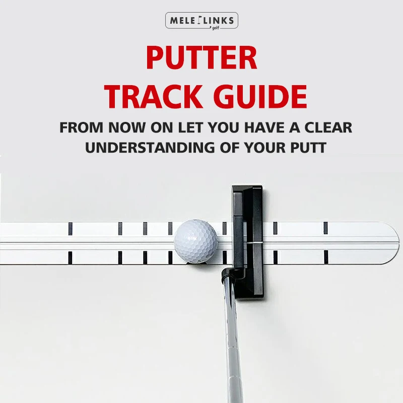Aluminum Alloy Golf Putting Guide Ruler Alignment Training Aid For Putting Green Indoor & Outdoor Golf Putting Trainer