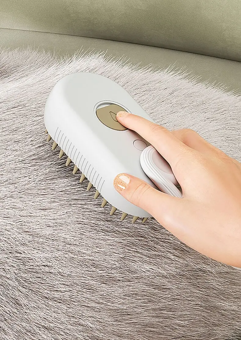 Pet spray does not hurt the skin massage bath can add water essence multi-function electrostatic free USB charging massage comb