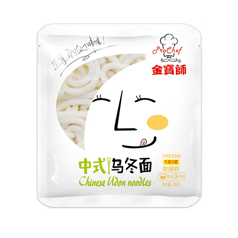 Заводская распродажа, быстрая приготовление свежей нежирной низкокалорийной китайской влажной лапши Удон