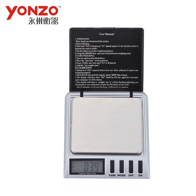 500g 0.1g mh series digital pocket jewelry scale