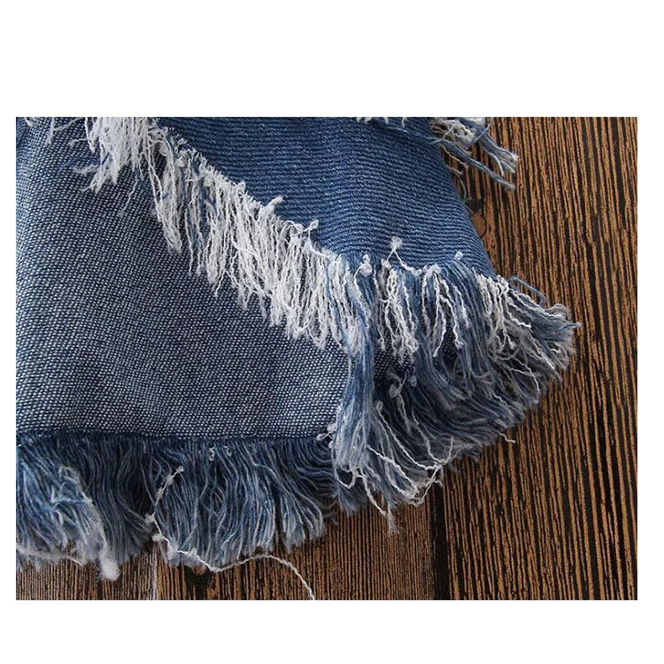 
Top Fashion 2-6Years Kids Children Girls tassel Ripped flare Jeans 