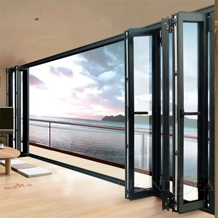 Factory Price Interior Decoration Plastics PVC Bi Folding Door for Bathroom soundproof folding interior door