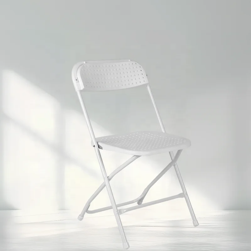 wholesale plastic wedding party outdoor events foldable restaurant banquet chairs plastic folding chair for dining room