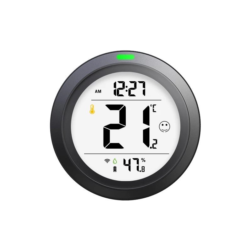 PT19DW High Sensitive Dark Grey with WIFI Temp- humidity monition for home Digital Thermometer