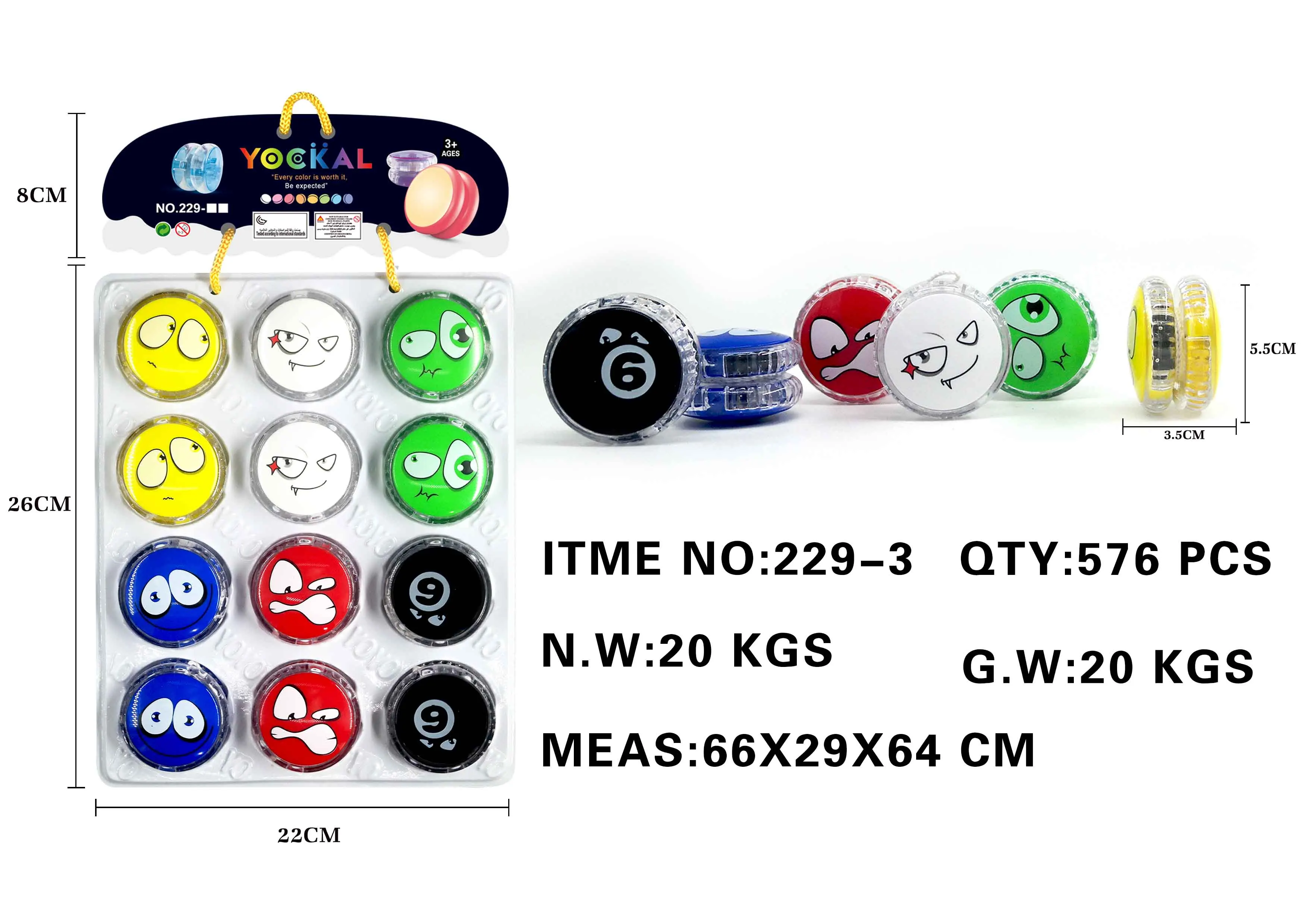 Wholesale Factory Direct LED Yoyo Balls Flashing Glow In The Dark Popular Fun Toys For Teenagers