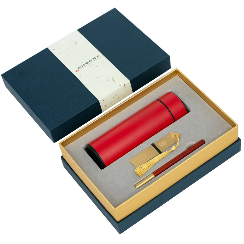 
Direct Factory Wholesale Custom Logo Stainless Steel Intellect Show Temperature Water Bottle Drinking Business Vacuum Cup 