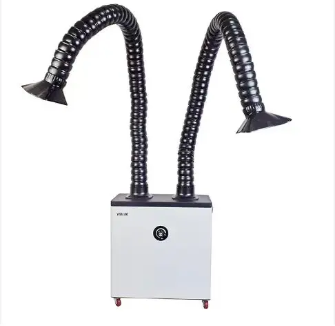 Digital Display 200W, JM-02 Popular Soldering Welding Fume Extractor for soldering station with double Arms