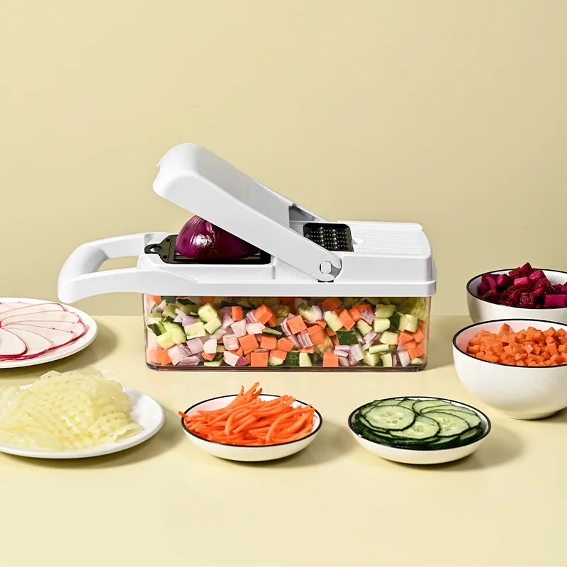 Factory Wholesale High Quality 26 In 1 Vegetable Chopper Mandoline Food Slicer With Container