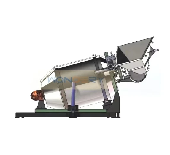 WONDERY High Quality Natural Gas Fired 5 Ton Capacity Copper Brass Scraps Rotary Melting Furnace