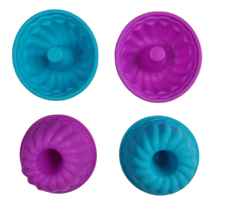 12/24 pack Pumpkin Shape Silicone Baking Cake Molds Nonstick Cupcake Liners Bpa Free Fancy Dessert Tray - Jelly and Muffin Cups