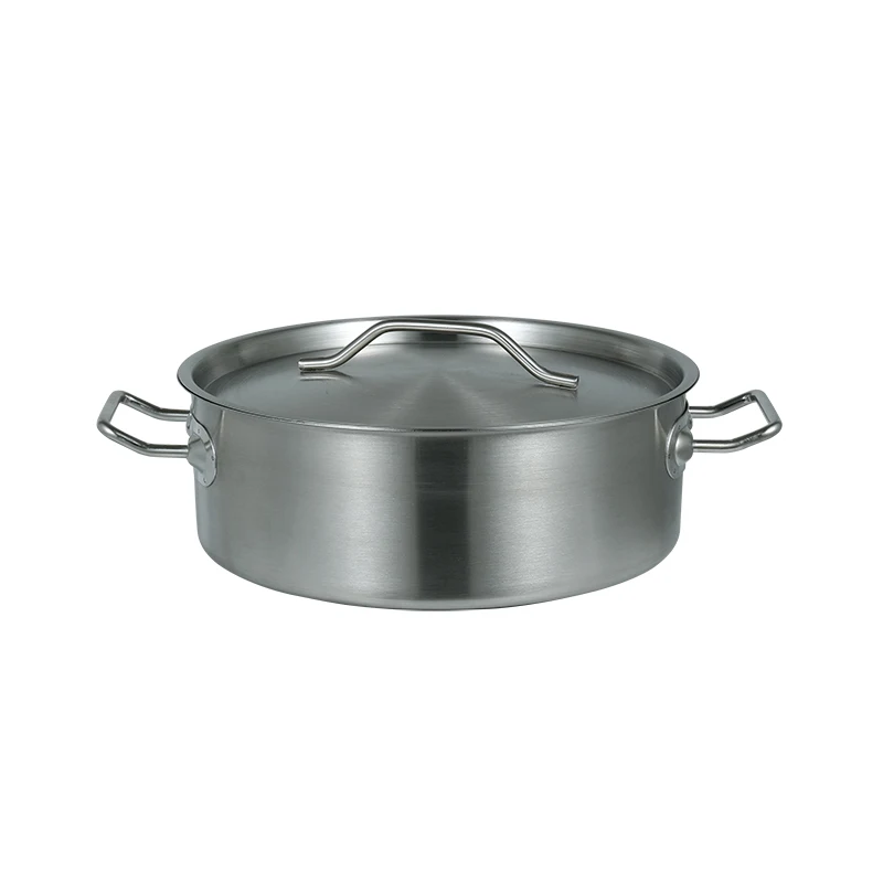 Non stick pot clear soup two flavors hot pot warm soup stainless steel handle pot with