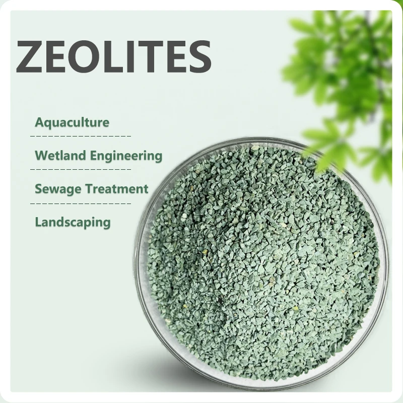 Natural zeolite particles can be used for water treatment in soil planting of cultured plants