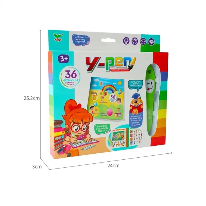 Kids English Learning Machine For Early Education With Reading Y-pen Smart Digital Talking Pen Reading E-book Toys