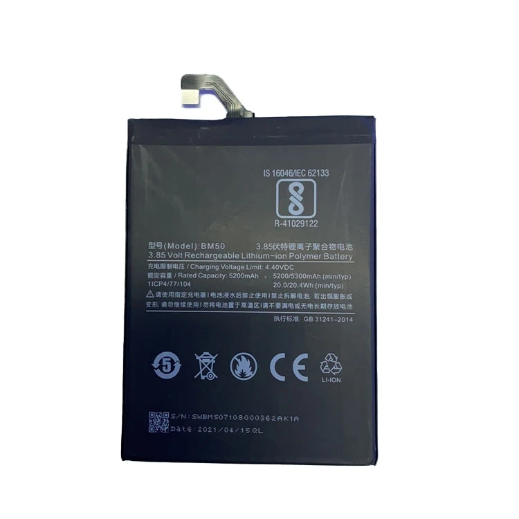 Good Quality 5200mah Smart Cellphone Replacement Li-ion Battery For Xiaomi