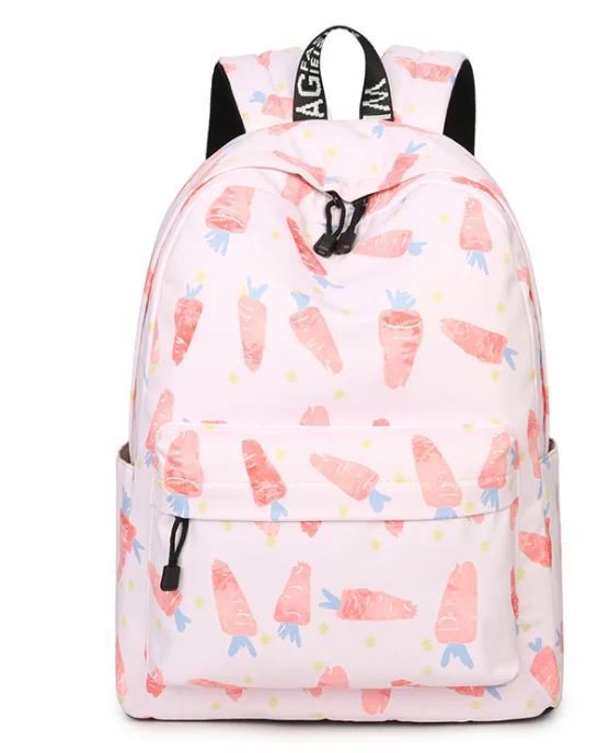 Online Fashionable Polyester Nice College Backpacks Girl School Bags