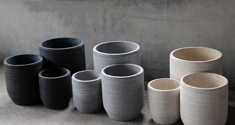 Morden recycled decorative small plant pots