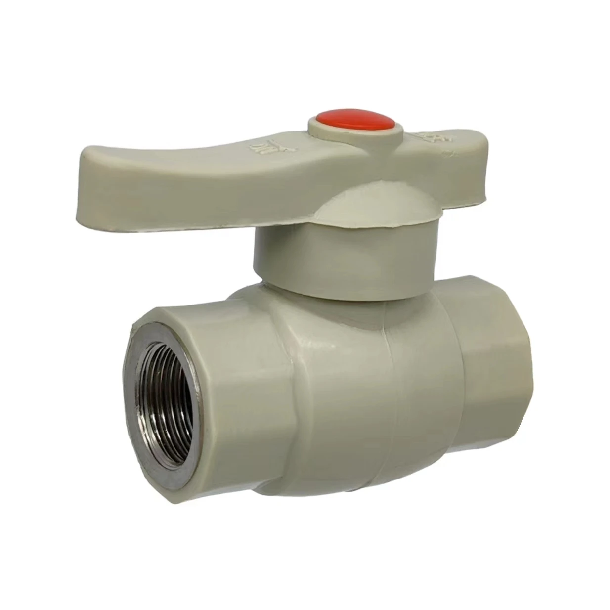 LJ-533 manufacturer plastic ppr iron high pressure DN15 DN20 DN32 ball valve with internal female thread