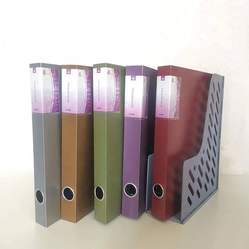 Папка для документов формата А4, папка из полипропилена и пластика с уплотнительными кольцами, с 2 отверстиями, офисные принадлежности