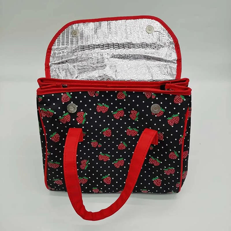 Wholesale Fashion Lunch Box Cooler Bag Ice Pack large cooler bag insulated Travel Picnic Pizza Cooler Bag