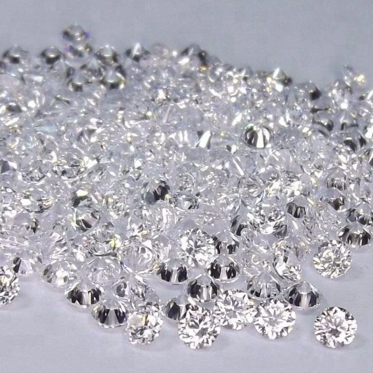 Natural F G Color VS Purity 0.008 to 0.02 Carat 1-3mm Diamond Polished Loose White Round Cut Diamond Parcel