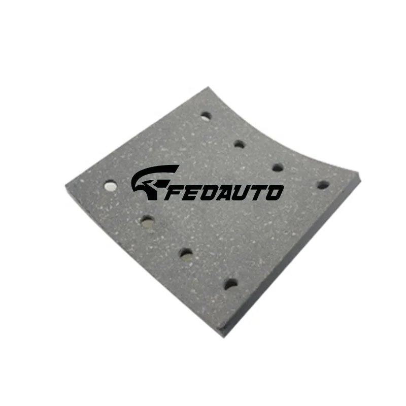 brake lining 19935 OEM 5001860032 8 holes heavy duty truck part RN truck brake  lining 19935