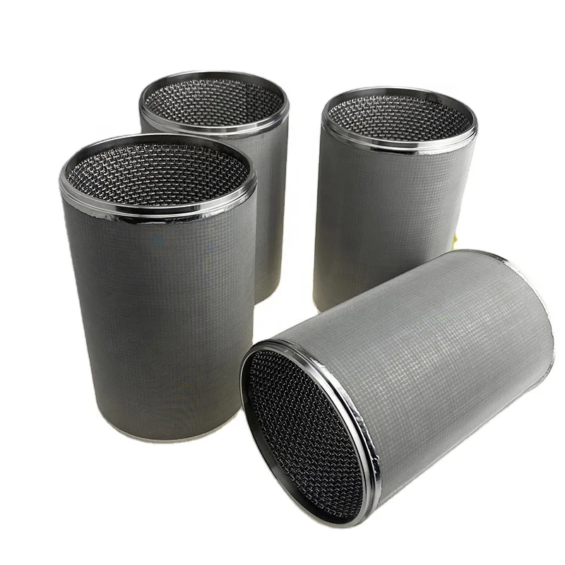 Factory stainless steel 304 316 high-precision filter Metal sintered industrial filter