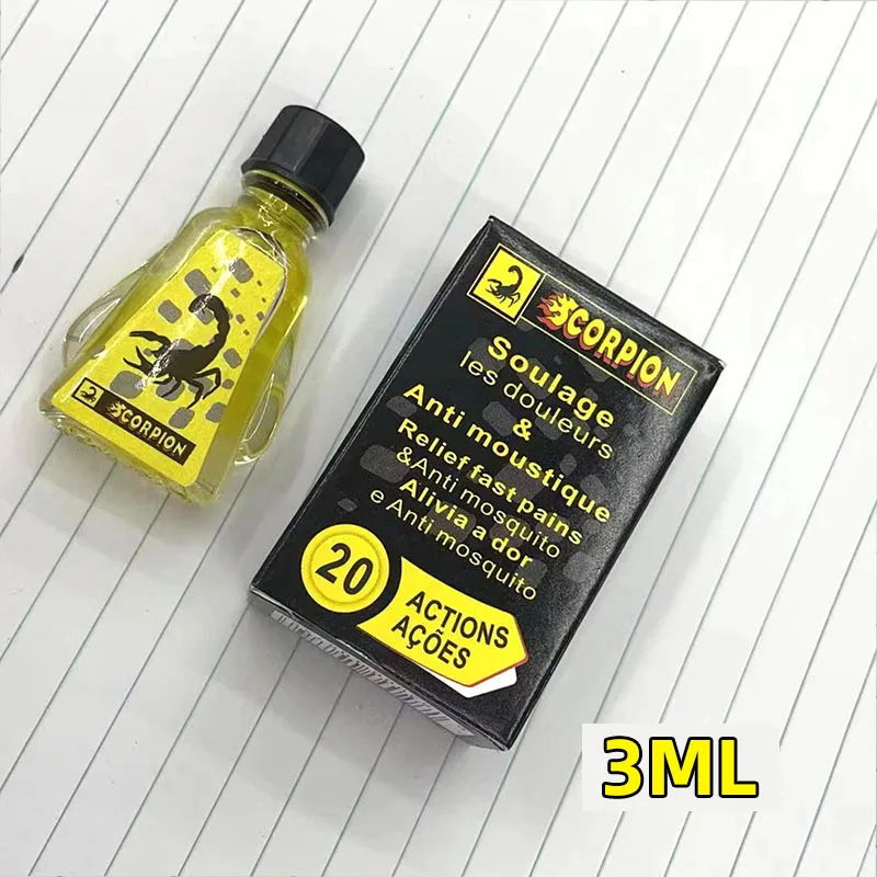 3ml Refreshing Oil For Headache Dizziness Medicated Oil Rheumatism Pain Abdominal Pain Fengyoujing