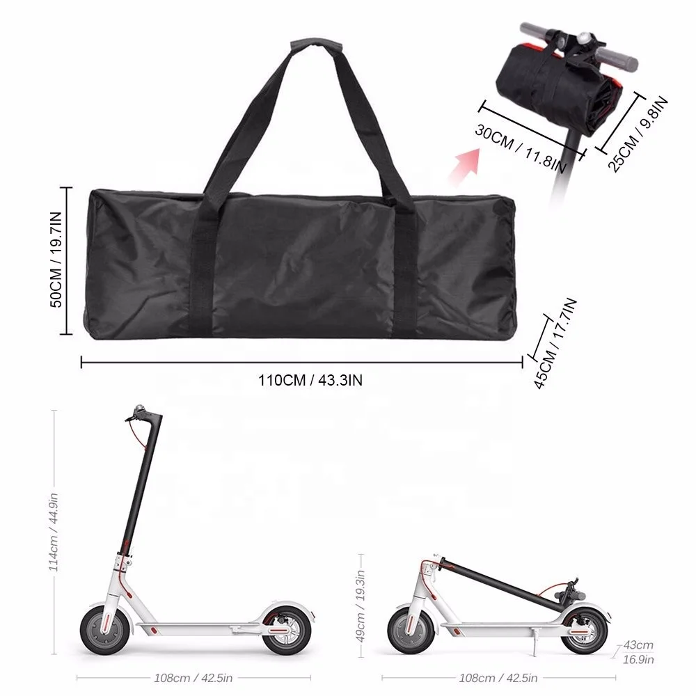 Scooter Carry Bag High Quality Waterproof Bag Big Capacity Carry Bag  For Mijia M365 Kick Electric Scooters Accessories