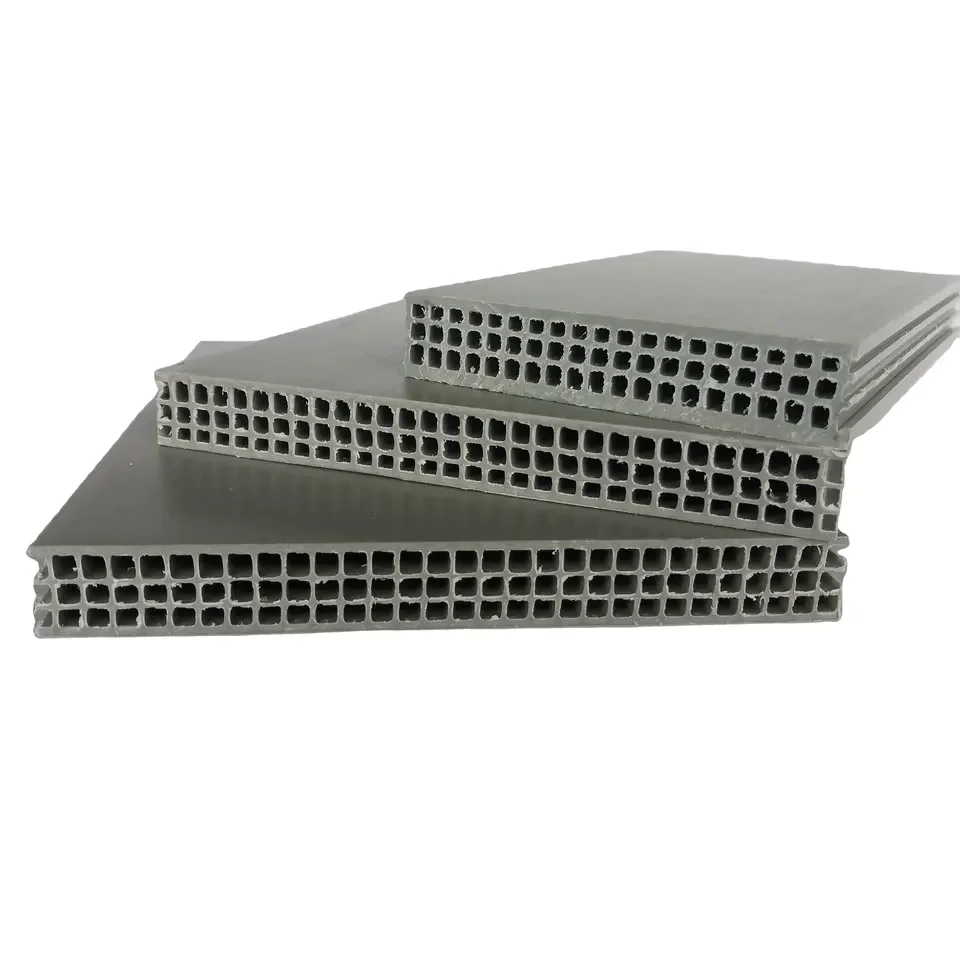 Plastic pp hollow formwork board for construction formwork
