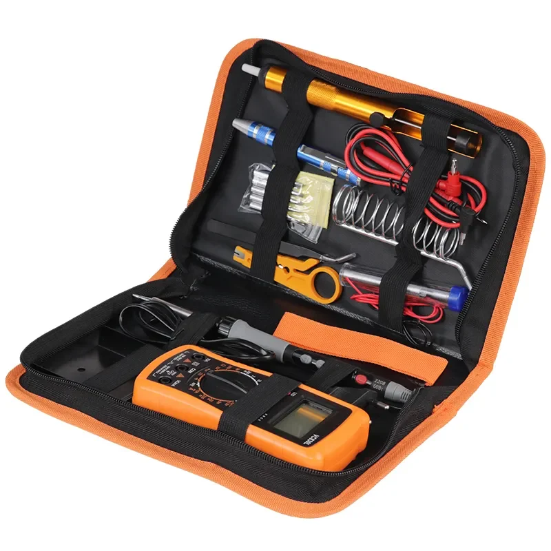Multi-function 60W soldering iron 19 in 1 adjustable temperature switch soldering iron soldering multimeter tool  for repair