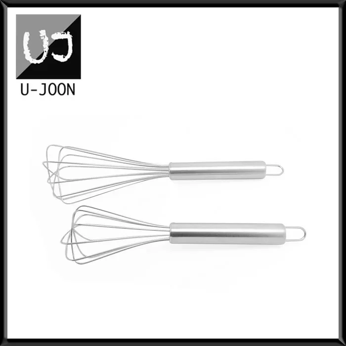 UJ-WS021  Food Grade 2pcs Stainless Steel Whisk Egg Mixer