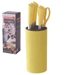 Top Fashion Seven Piece Set 3cr13 Knife Sets Stainless Steel 7pcs kitchen knife set