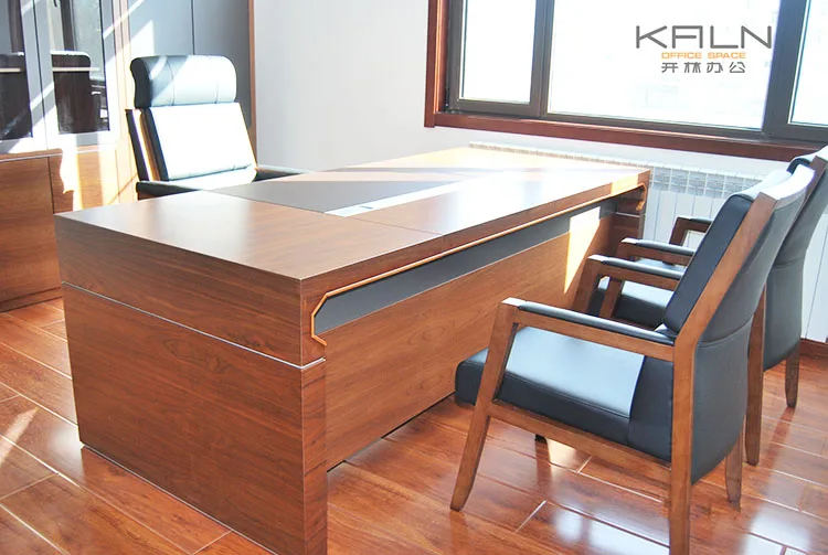 Modern Design Pvc Edge Banded Mdflam Table Executive Office Furniture Manager Desk Coffee Table