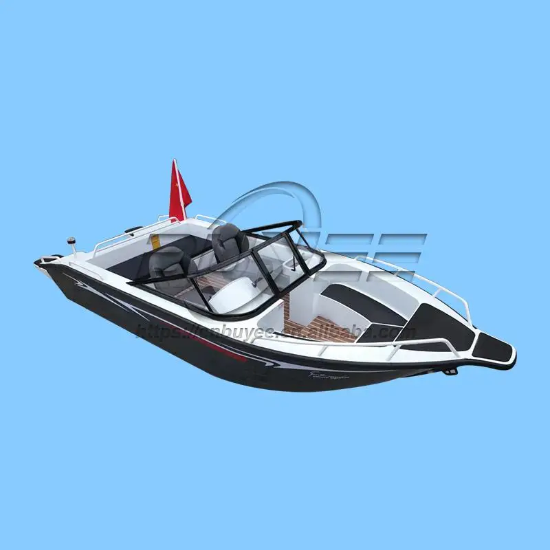 China Manufacturer Offshore 4.8m/16ft Small Aluminium Alloy Boat  Outboard Motor Marine Racing Boat