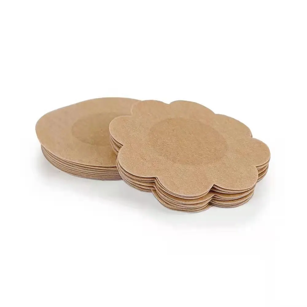 Disposable invisible breast pasty disposable boob tape and nipple pad sexy pasties silicone nipple cover for women reusable
