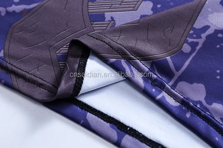 Wholesale Sublimation Spandex Custom Printed Men 3d Long Sleeve T Shirt