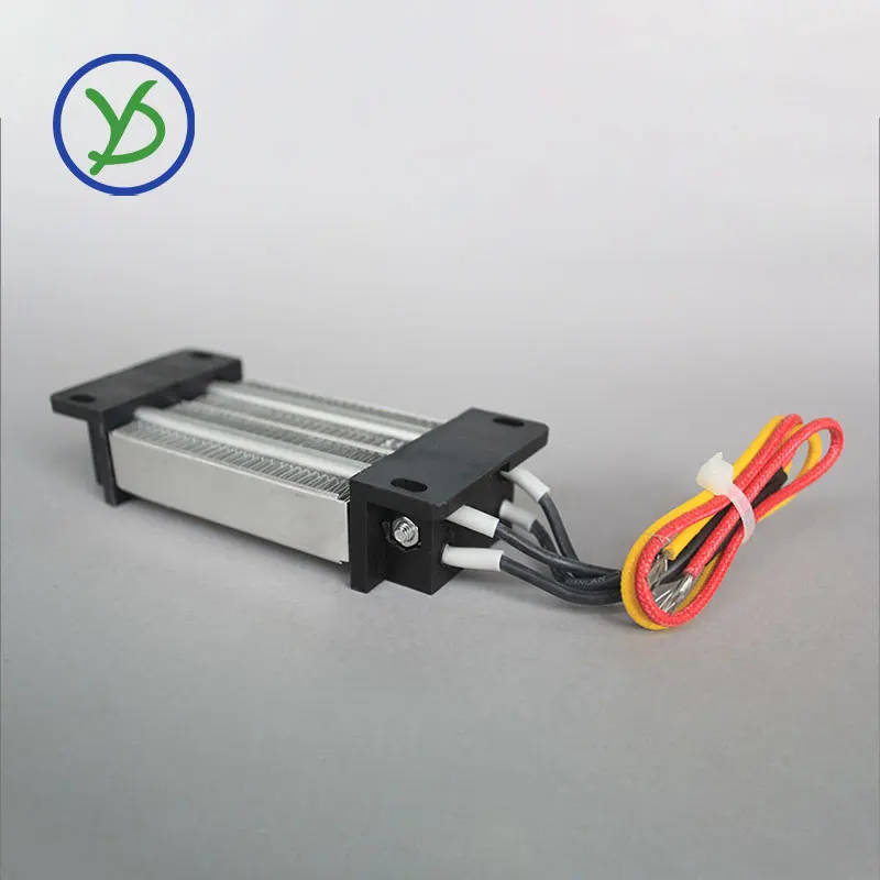 200W AC/DC 12V Insulated PTC ceramic air heater constant temperature 120*50mm for egg incubator