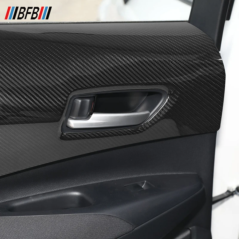 BFB Carbon Fiber Pre-Preg Carbon Fiber Rear Door Panel Trim Interior Trim For Toyota GR Corolla 2023 up