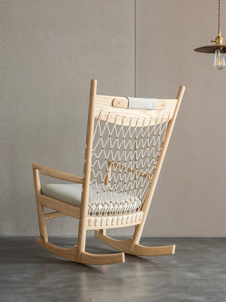Danmark Design Leisure Rocking Chair Made From Solid Ash Wood For Living Room Furniture