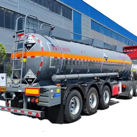Sodium Hypochlorite Transport Tank Trailer  | Chemical Liquid Transportation Vehicle