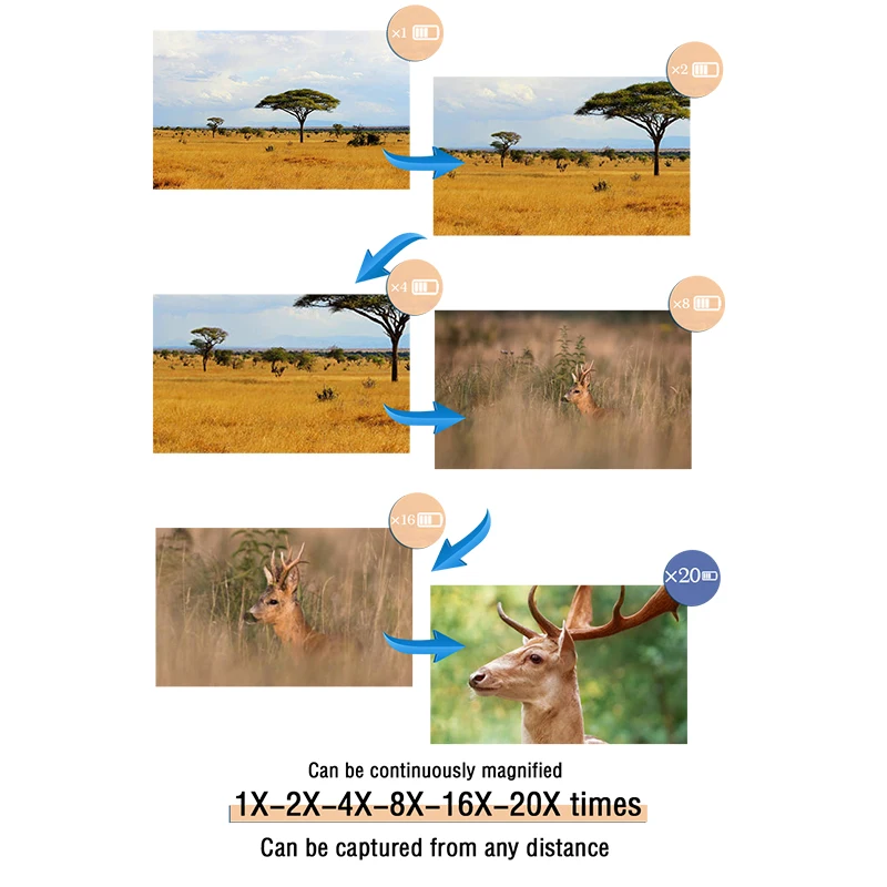 High Resolution Cheap Infrared Digital Night Vision Binoculars Scope