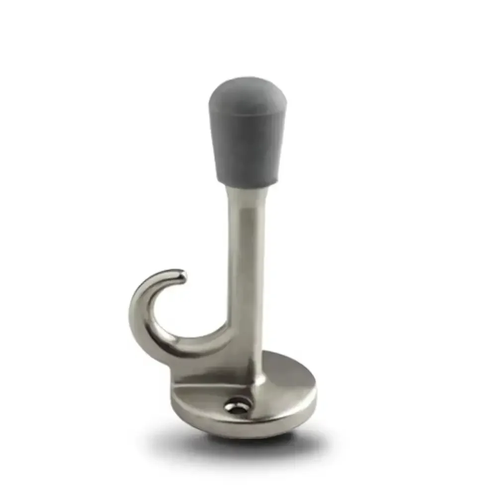 Hot Selling Zinc Alloy Unique Door Stopper Types With Hook Door Hook Stopper