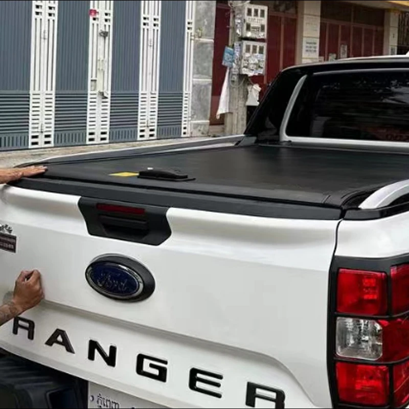 Roller shutter lid pickup tonneau cover for Maverick Titan Frontier D22 D40 Peugeot Landrek JEEP Benz X250 SsangYong Musso