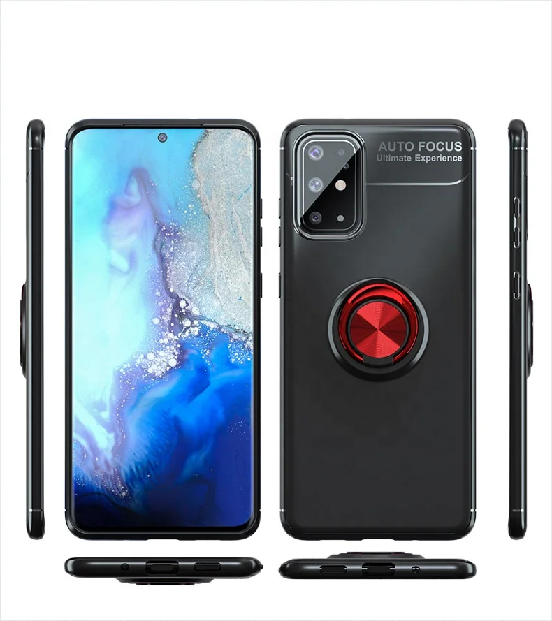 кольцо держатель ТПУ ПК Противоударный военный анти-падение мобильного телефона чехол для Samsung galaxy S20/s20ultra/s20plus